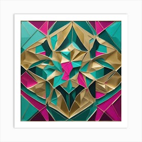 Geometric Abstract Art Art Print