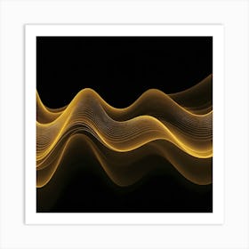 Abstract Wave Pattern - Wave Stock Videos & Royalty-Free Footage Art Print