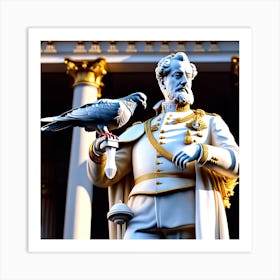 Statue Of King Napoleon Art Print