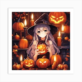 Halloween Witch Art Print