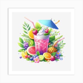 Tropical Drink 1 Art Print