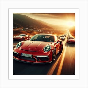 Porsche 911 Gt3 3 Art Print