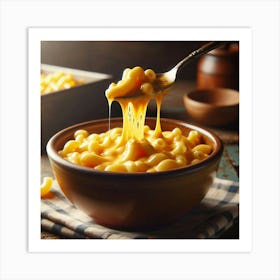 Macaroni And Cheese Art Print