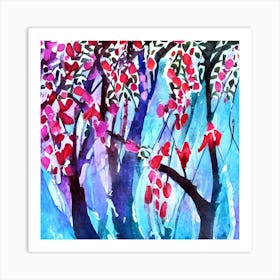 Blossoming Trees Art Print