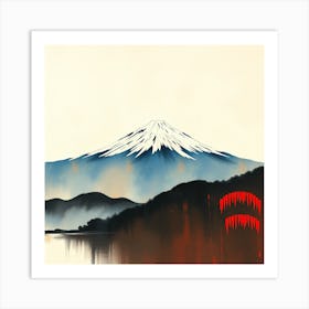 Mt Fuji Art Print