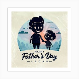 Happy Father'S Day 3 Art Print