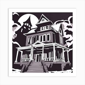 Haunted House Art Print