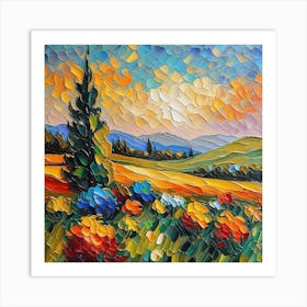 Landscape Painting Art Print