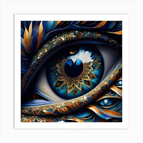 Dragon eye Art Print