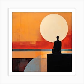 Absract Sunset Art Print