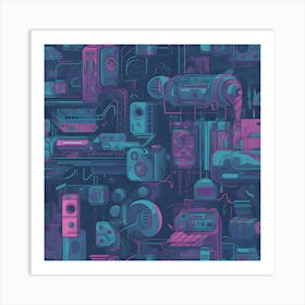 Sci-Fi Wallpaper Art Print