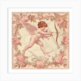 Cupid With Bow And Arrow Art Print