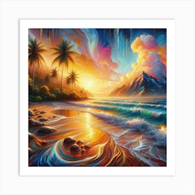 Someshere In The Pacific Art Print