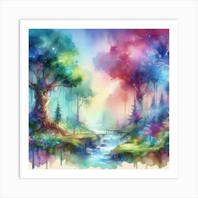 Fairytale Forest 11 Art Print