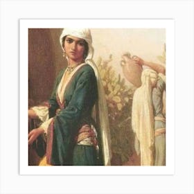 Mediterranean Woman Art Print