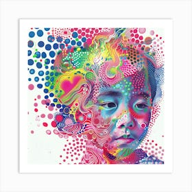 Child'S Face Art Print