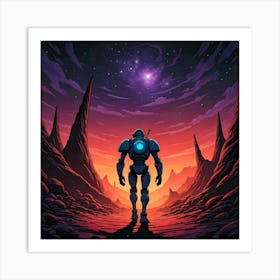 Starbound Solitude Art Print