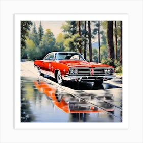 1960 Dodge Charger Art Print