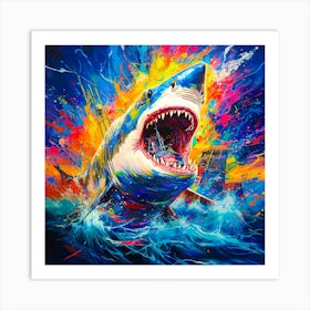 Shark Attack 1 Art Print