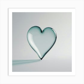 Glass Heart Art Print