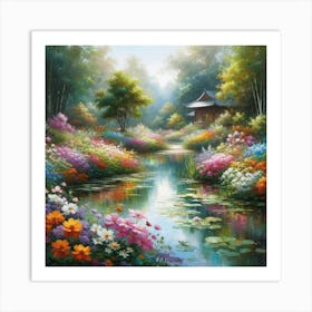 Lily Pond Art Print