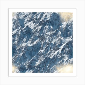 Snowy Mountains Art Print