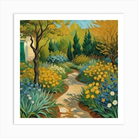 In The Garden van Gogh wall art Art Print 2 Art Print