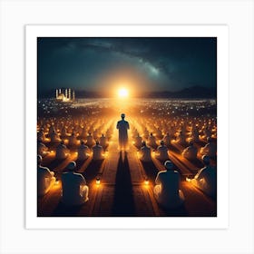 Muslim Prayer 4 Art Print