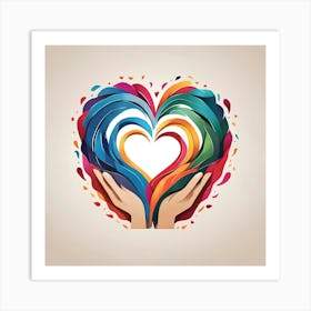 Heart Of Love 4 Art Print