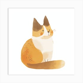 Cat Illustration Art Print