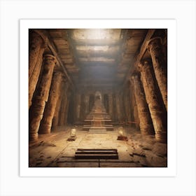 Egyptian Temple Art Print