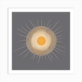 Sun In A Nest Art Print