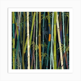 Bamboo forest 4 Art Print