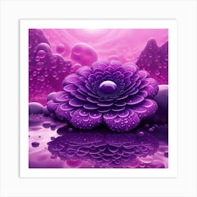 Purple Flower Art Print