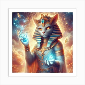 Ancient Egyptian God Bastet Art Print