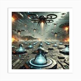 Event Horizon Drones Art Print