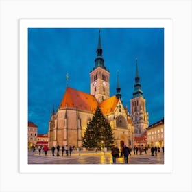 Christmas In Czech Republic Art Print