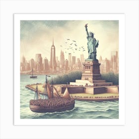 Statue Of Liberty Art Print