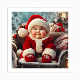 Santa Baby 5 Art Print