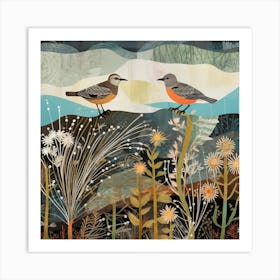 Bird In Nature Dipper 2 Art Print