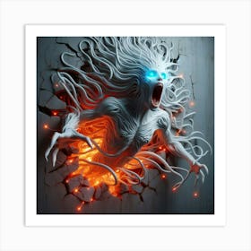 Creature Of The Night Art Print