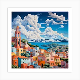 Las Casitas Art Print