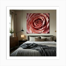 Pink Rose Art Print