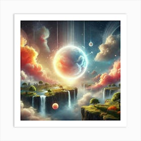 Planet In The Sky Art Print