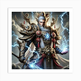 Lord Of Thunder Art Print