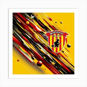 Benevento Calcio Logo Wall Art 8 Art Print