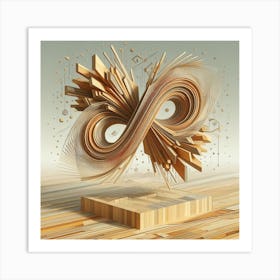 Ornate wood carving 8 Art Print