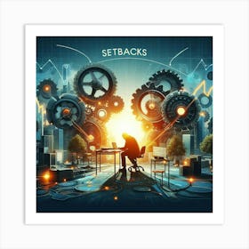 Setbacks Art Print