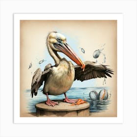 Pelican 28 Art Print