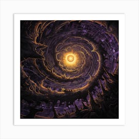 Spiral Vortex Art Print